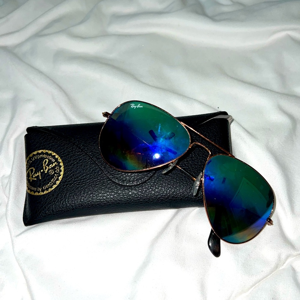 Gradient Rainbow Rayban Aviators